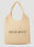 Miu Miu Logo Tote Bag Beige miu0246028