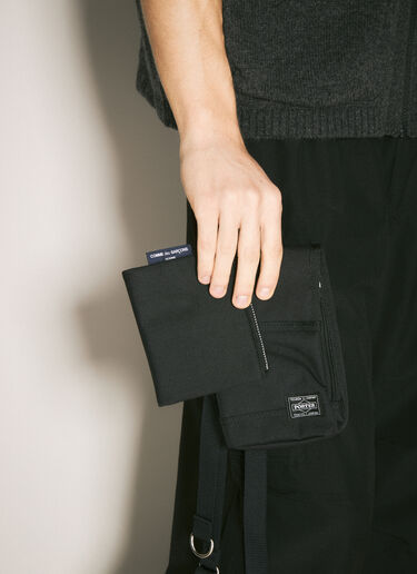 Comme des Garçons Homme Logo Patch Crossbody Bag Black cdh0158004