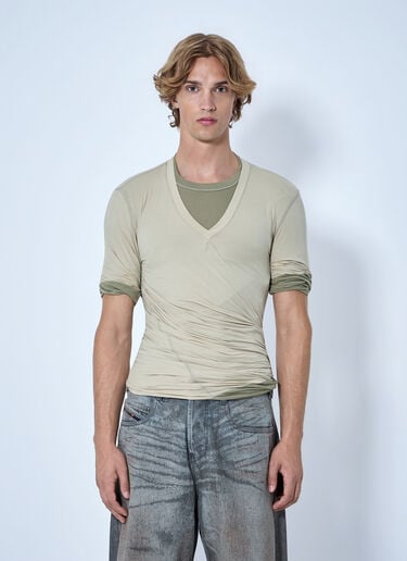 LN-CC® - Diesel: T-Moody-Plain Top - Beige Diesel T-Moody-Plain Top Beige dsl0164002
