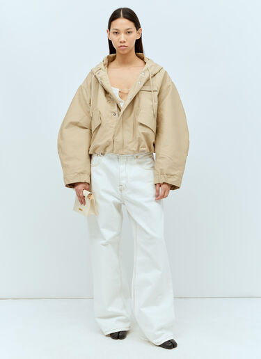 Jacquemus La Petit Pochette Rond CarrÃ© 手拿包 米色 jac0256088