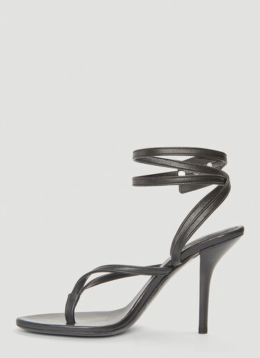Off-White Zip Tie Multi-Strap Sandals Black ofw0240018