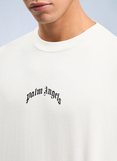 Palm Angels Classic Logo Over Tee White pma0164299