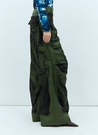 Jean Paul Gaultier 错视画长裤  绿色 jpg0357005