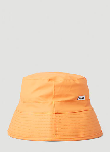 Rains Water Resistant Bucket Hat in Orange