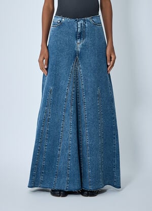 OUR LEGACY Rebel Skirt Blue our0262005