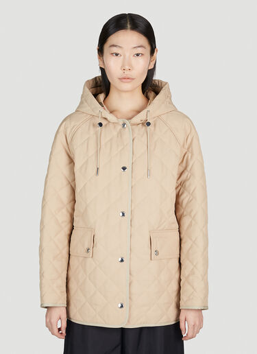 Burberry Meddon Quilted Jacket Beige bur0251002