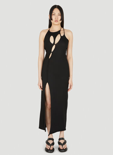 Ottolinger Strappy Knit Sleeveless Dress Black ott0248012