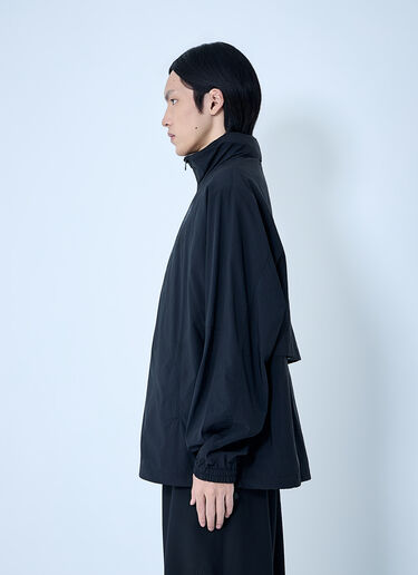 MM6 Maison Margiela High-Neck Zip-Up Jacket Black mmm0163012