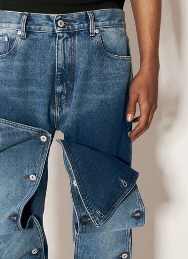 Y/Project Evergreen Snap Off Jeans Blue ypr0156006