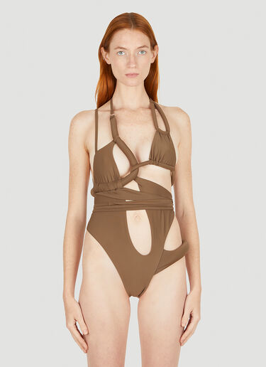 Entire Studios S06 Swimsuit Brown ent0250007