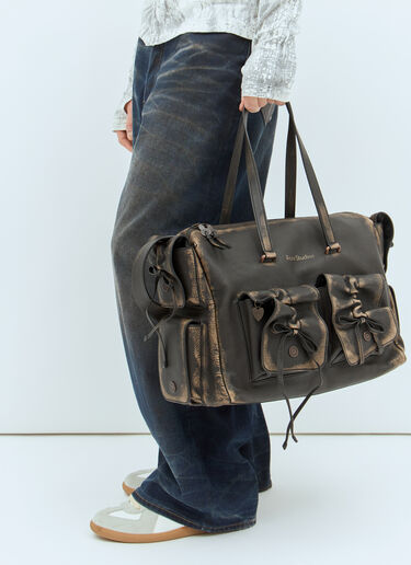 Acne Studios Multi-Pocket Tote Bag Brown acn0158019