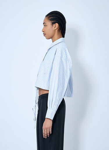 Alexander Wang 短款系扣衬衫 蓝色 awg0260006