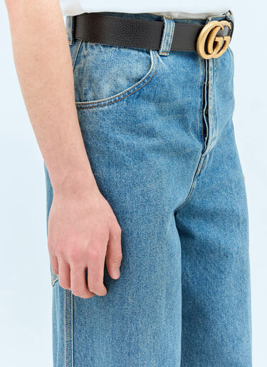 GG Marmont Wide Belt Gucci GG Marmont Wide Belt Black guc0141050
