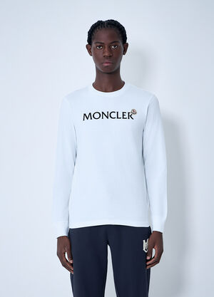 Moncler Logo Motif T-Shirt White mon0163039