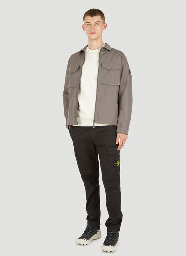 Stone Island 컴퍼스 패치 스웻셔츠 크림 sto0150021