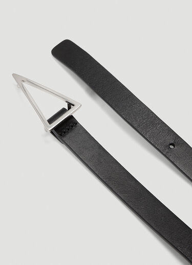 Bottega Veneta Leather Belt Black bov0143024
