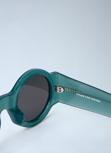 Dries Van Noten Round Sunglasses Blue dvn0263050