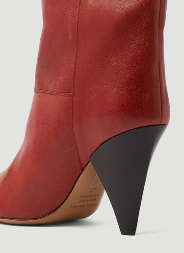 Isabel Marant Locky Boots Red ibm0250011