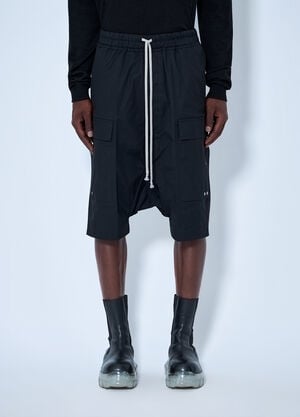 Rick Owens Cargo Shorts Black ric0165055