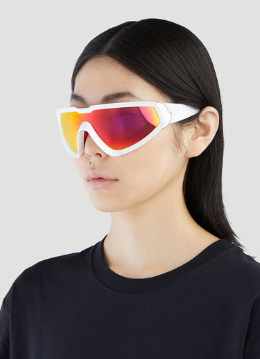 Moncler Wrapid Shield Sunglasses Orange mon0351007