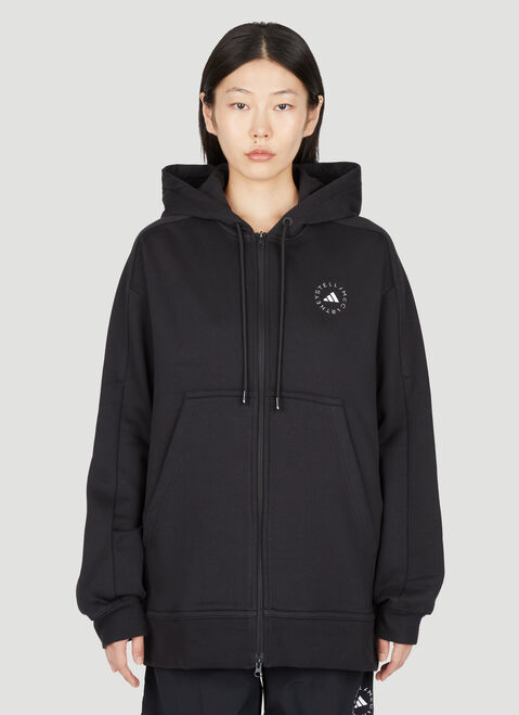adidas by Stella McCartney Oversized Hooded Sweatshirt Purple asm0254020