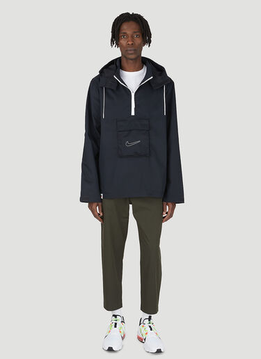 Nike Waffle Anorak Pullover Jacket Black nik0146023