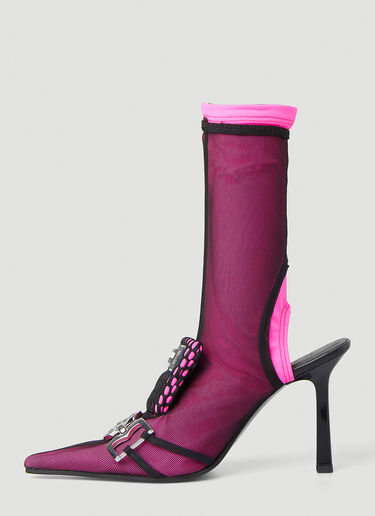 Lima High Heel Sock Boots Ancuta Sarca Lima High Heel Sock Boots Pink anc0248005