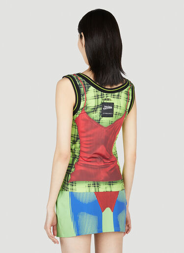 Trompe L'Oeil Lingerie Top Y/Project x Jean Paul Gaultier Trompe L'Oeil Lingerie Top Green jpg0252010
