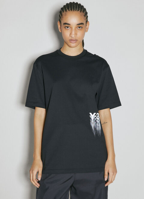 Y-3 GFX Short Sleeve T-Shirt Black yyy0256004