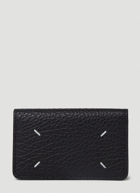 Balenciaga 4스티치 카드 케이스 블랙 bal0244040