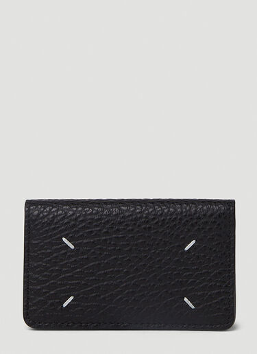 Maison Margiela Four Stitch Card Case Black mla0250027