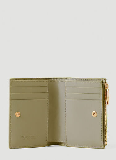 Intreccio Bifold Zip Wallet Bottega Veneta Intreccio Bifold Zip Wallet Brown bov0249055