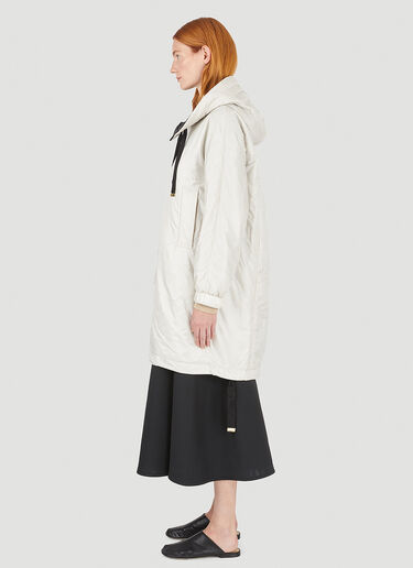 Max Mara Greenre Anorak Coat White max0247038