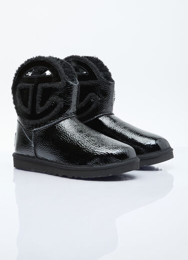 UGG x Telfar ロゴ ミニクリンクルブーツ  ブラック ugt0354017