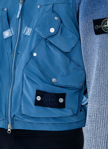 데님 멀티 포켓 베스트 Stone Island 데님 멀티 포켓 베스트 네이비 sto0162085