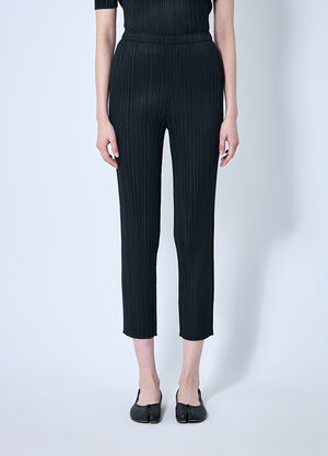 Pleats Please Issey Miyake Pleated Pants Black plp0260018