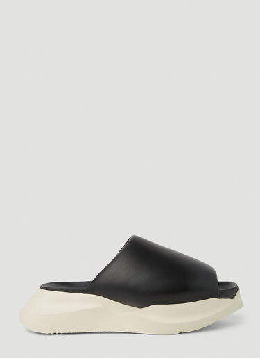 Rick Owens Geth Puffer Slides Black ric0251044