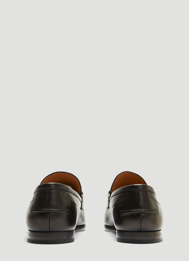 Jordaan Leather Loafers Gucci Jordaan Leather Loafers Black guc0132039