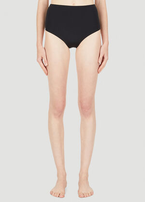 VETEMENTS 90s High Waisted Bikini Bottoms Blue vet0255003