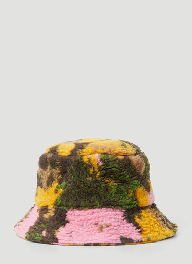 Rejina Pyo Floral Motif Bucket Hat Brown rej0250014