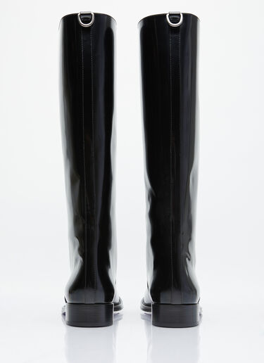 Saint Laurent Hunt Boots Black sla0253058