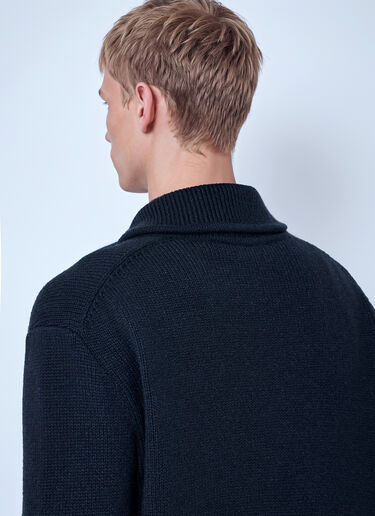 The Row Buffalo Wool, Silk and Cashmere Cardigan Black row0166010