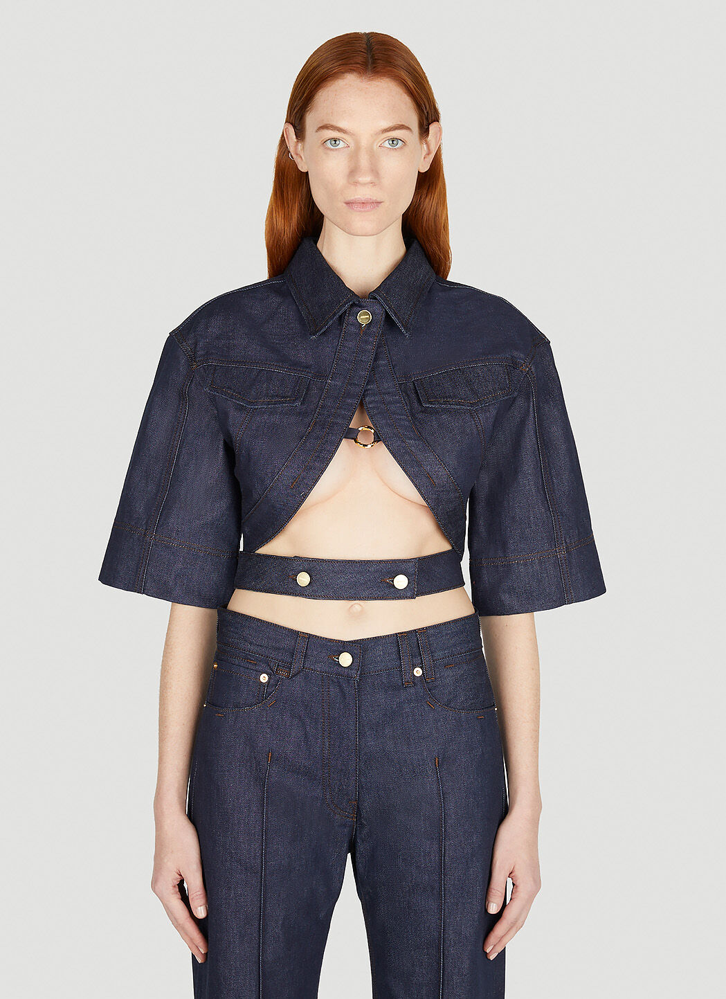 芸能人愛用 Jacquemus LN-CC | Denim in Top Yuma Nimes De Haut Le トップス