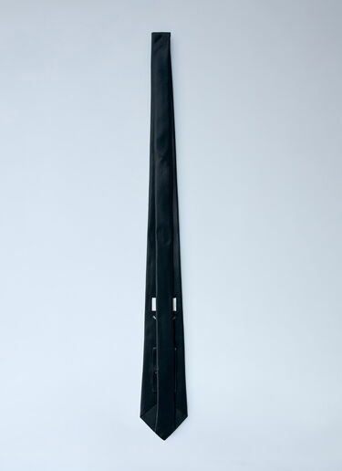 Saint Laurent 真丝缎面领带  黑色 sla0260021