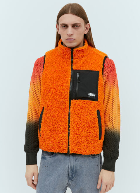 Moncler + Rick Owens Sherpa Reversible Vest Black mcs0355001