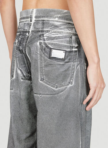 Dolce & Gabbana Coated Jeans Grey dol0151012