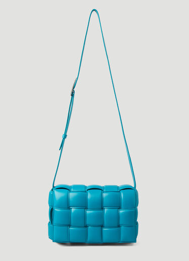 Bottega Veneta Padded Cassette Shoulder Bag Blue bov0246024
