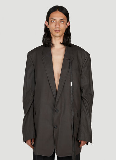 Ann Demeulemeester 休闲西装外套 棕色 ann0152001