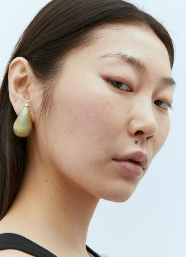 Bottega Veneta Drop Glass Earrings Green bov0255045