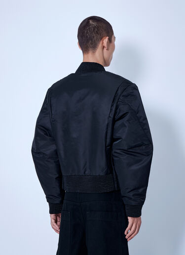 LN-CC® - Entire Studios: Arc Bomber Jacket - Black Entire Studios Arc Bomber Jacket Black ent0166004